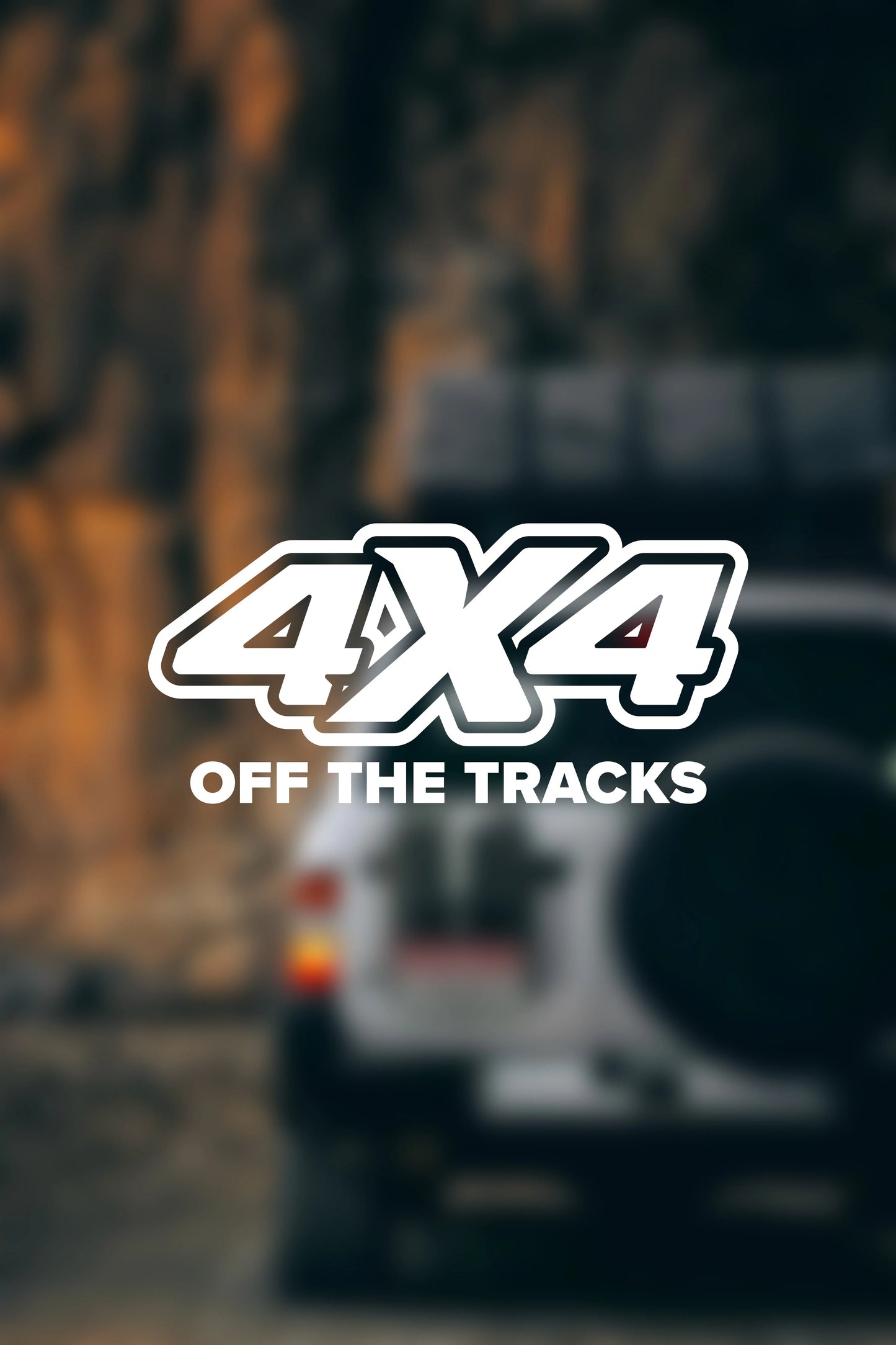 Sticker 4x4 off the tracks