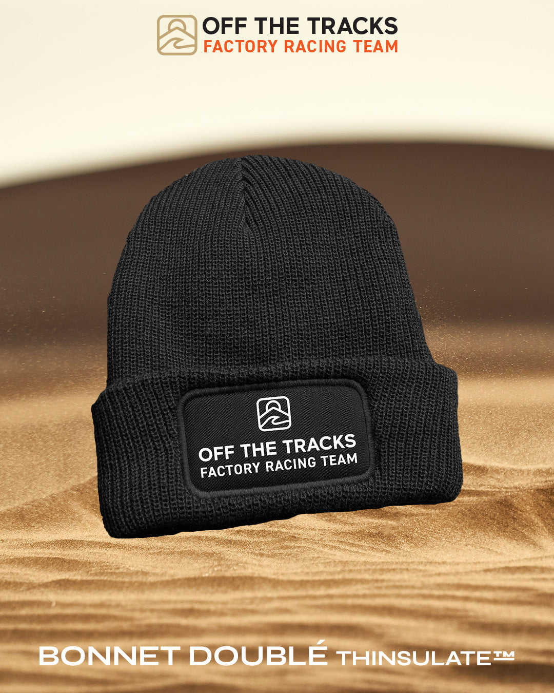 Bonnet doublé Thinsulate Off the Tracks FACTORY RACING TEAM