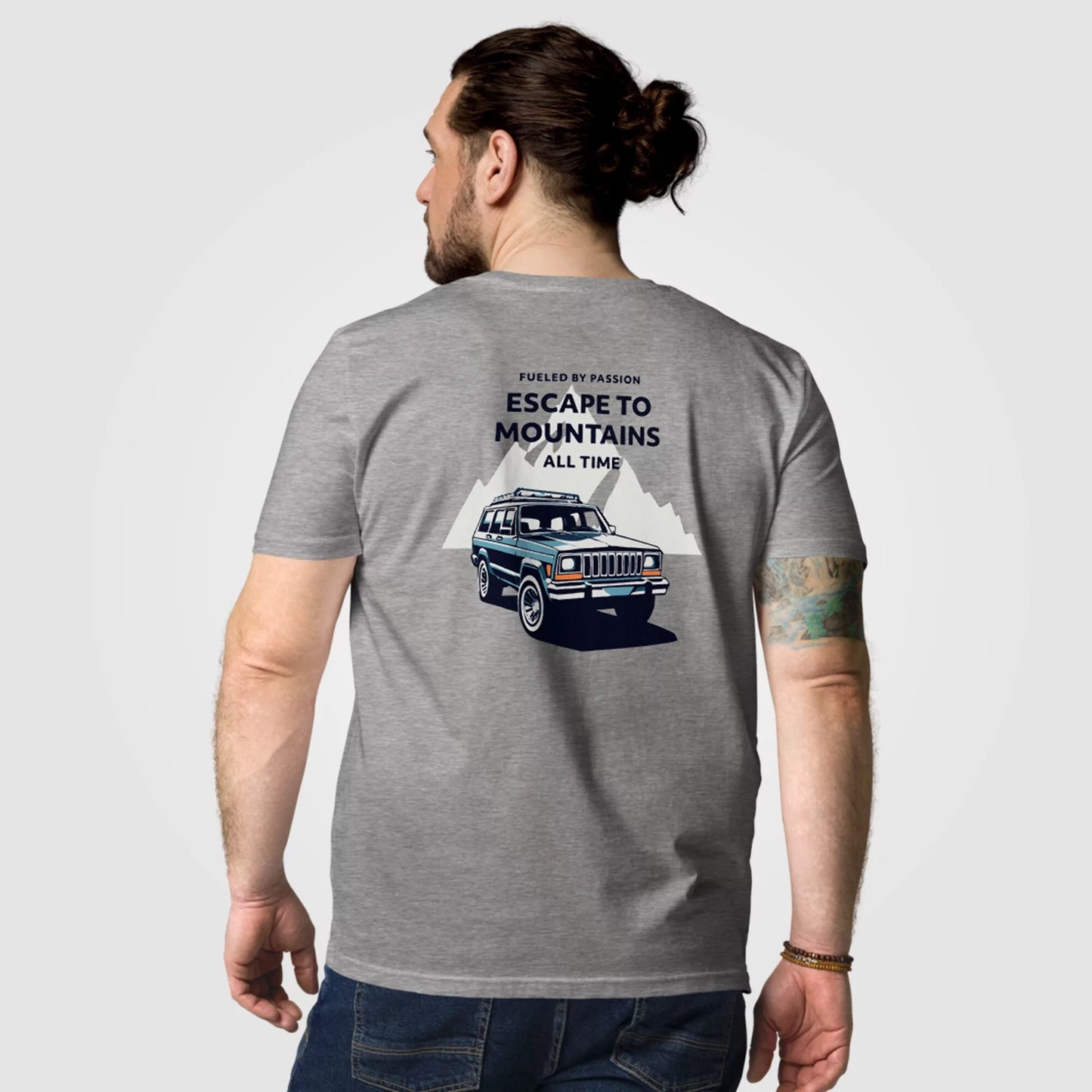 T-shirt biologique Escape to mountains unisexe
