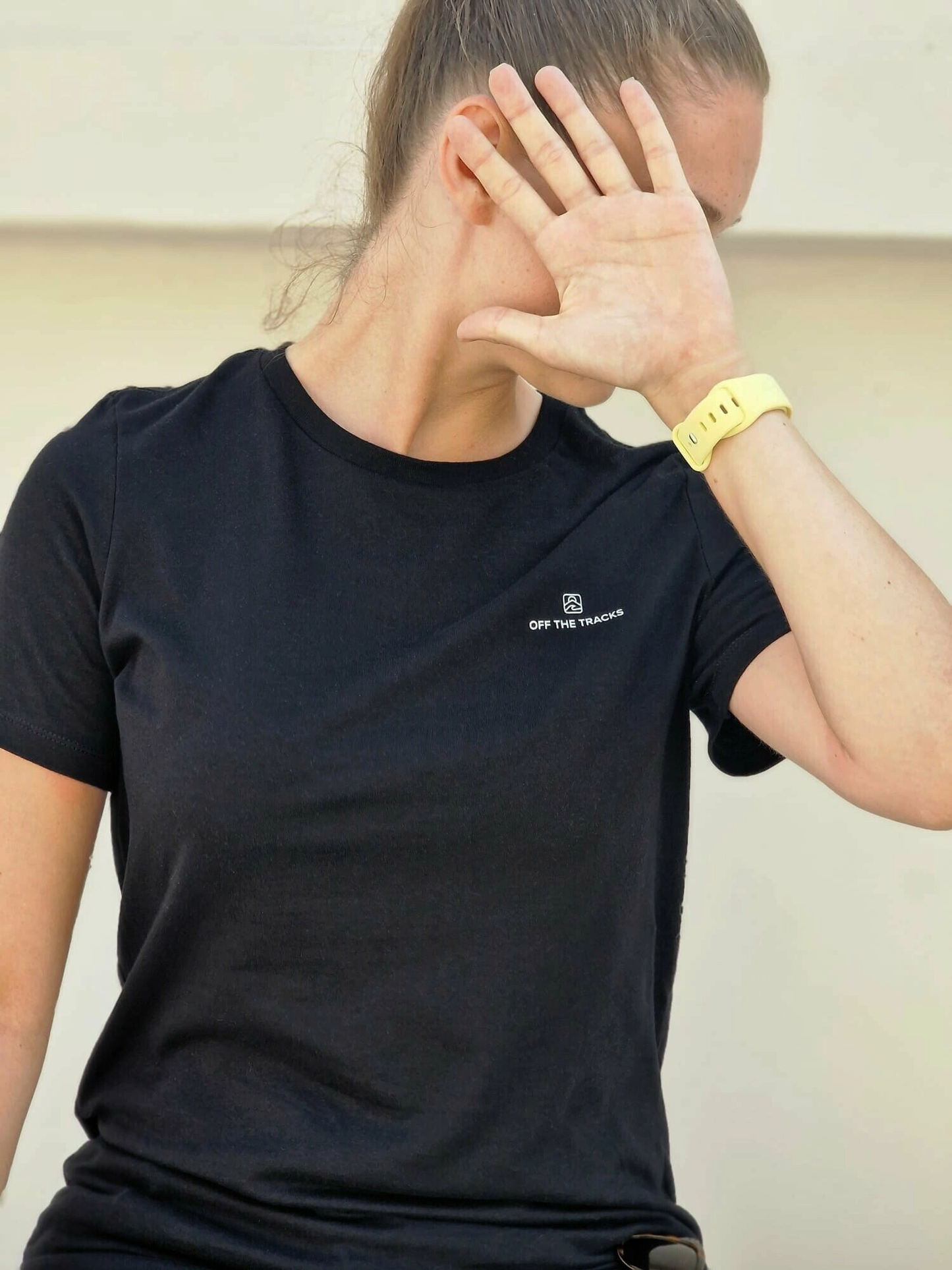 T-shirt noir Femme Off the Tracks Classic