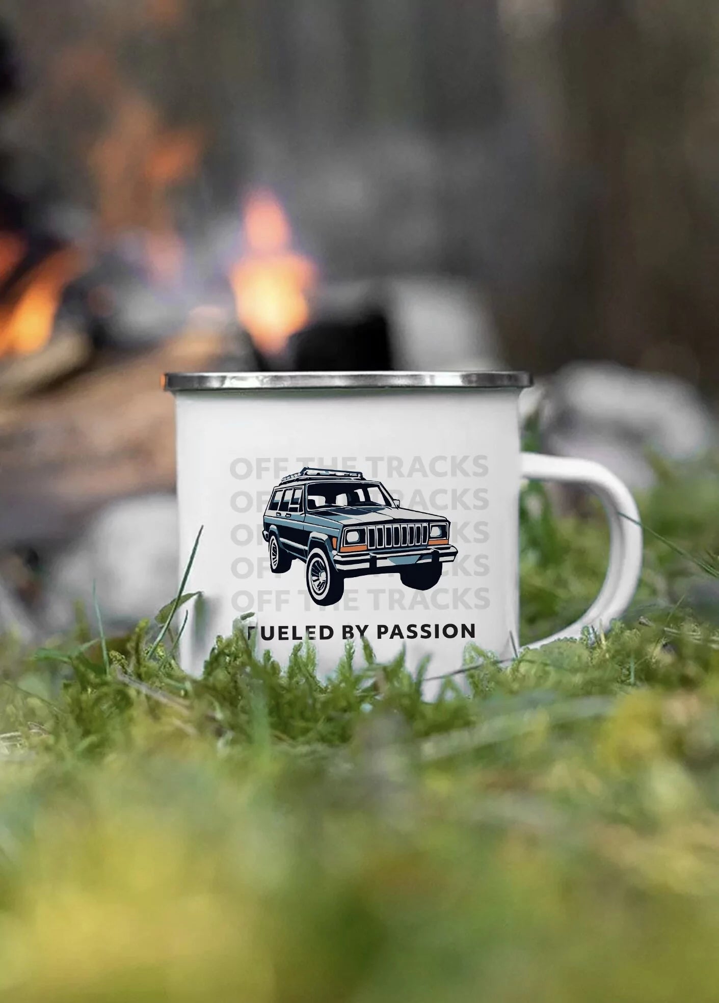 Mug vintage Fueled by passion