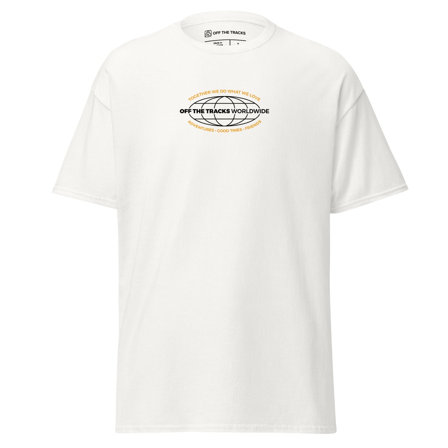 White cotton t-shirt Worldwide