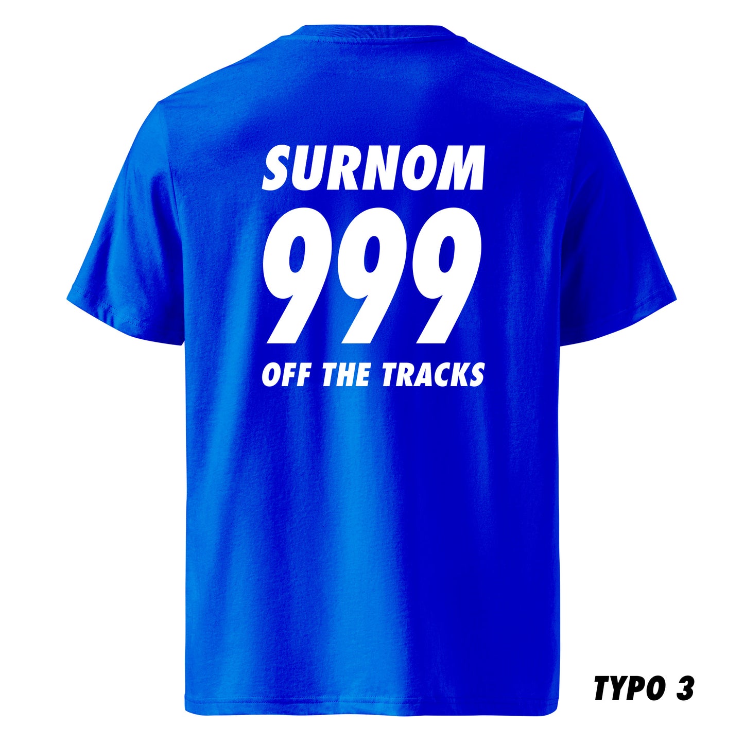 T-shirt personnalisé Off the Tracks