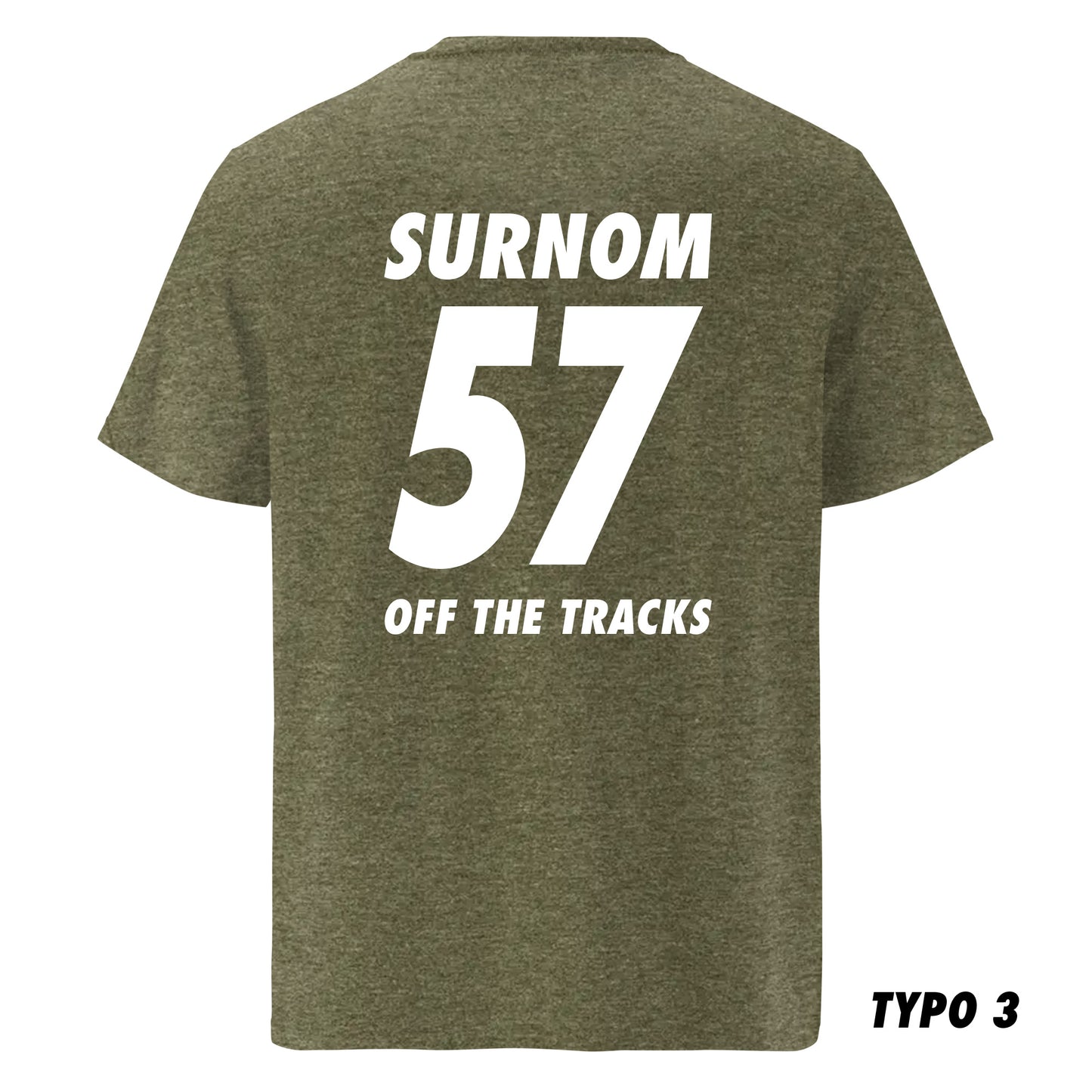 T-shirt personnalisé Off the Tracks