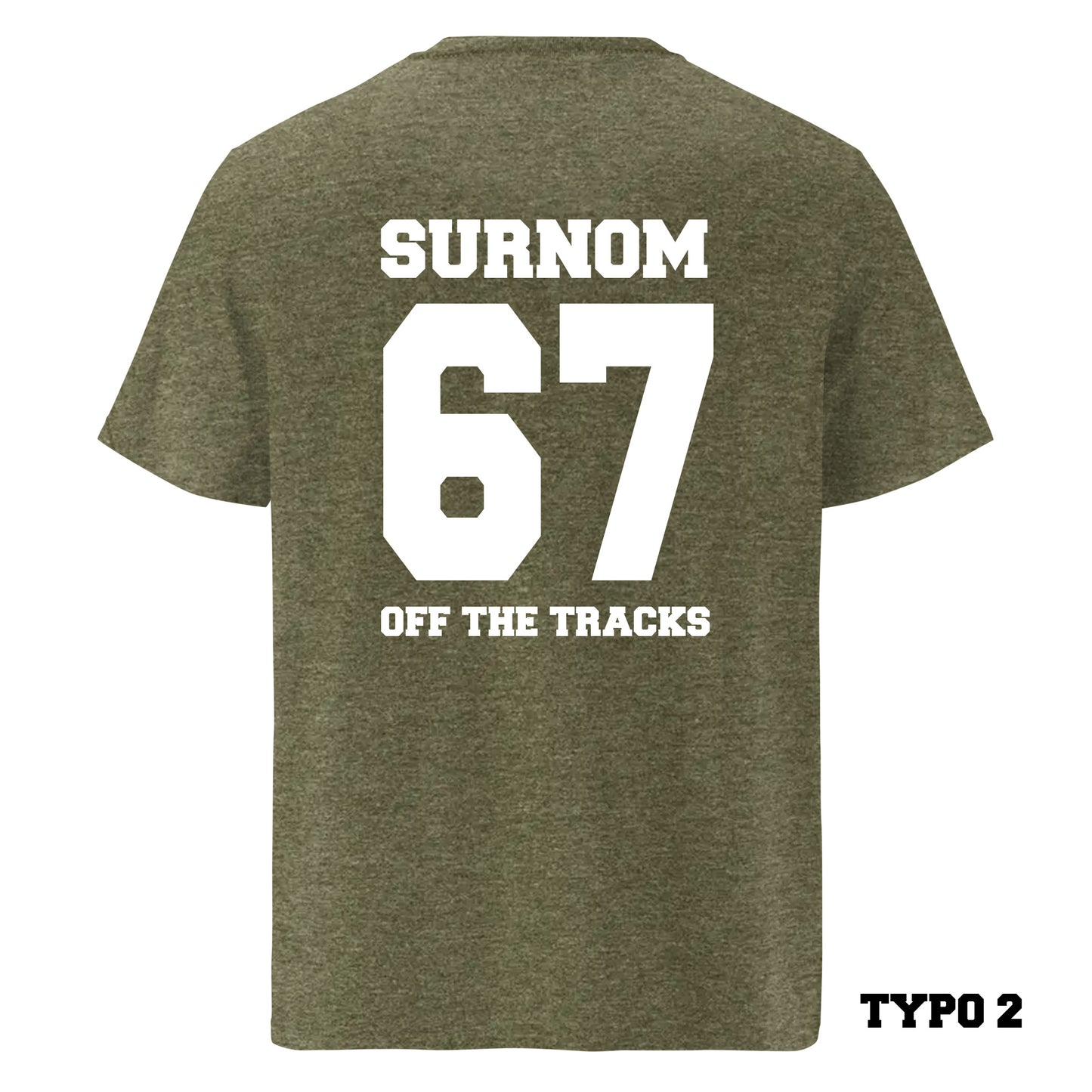 T-shirt personnalisé Off the Tracks