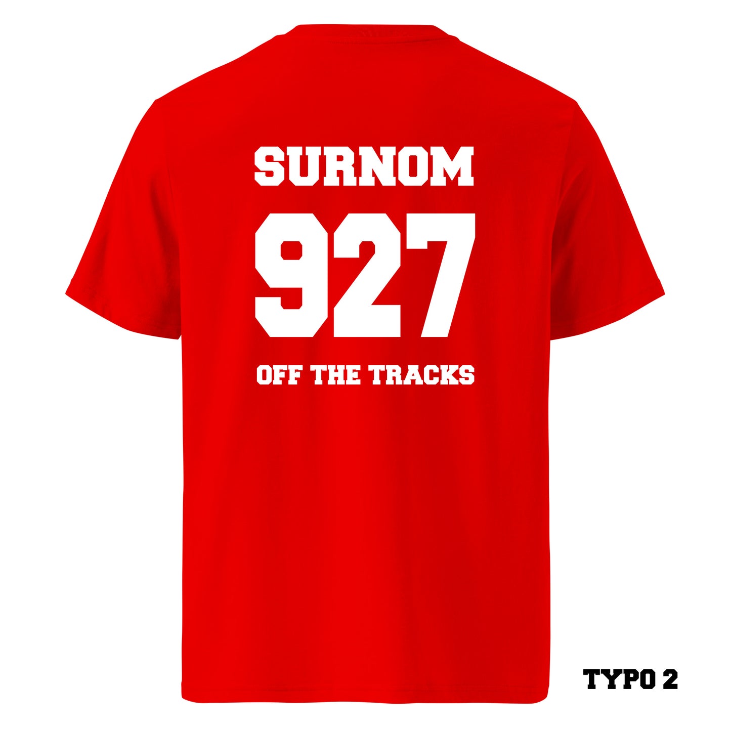 T-shirt personnalisé Off the Tracks