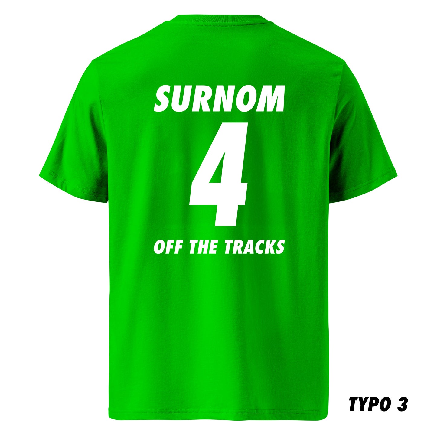 T-shirt personnalisé Off the Tracks