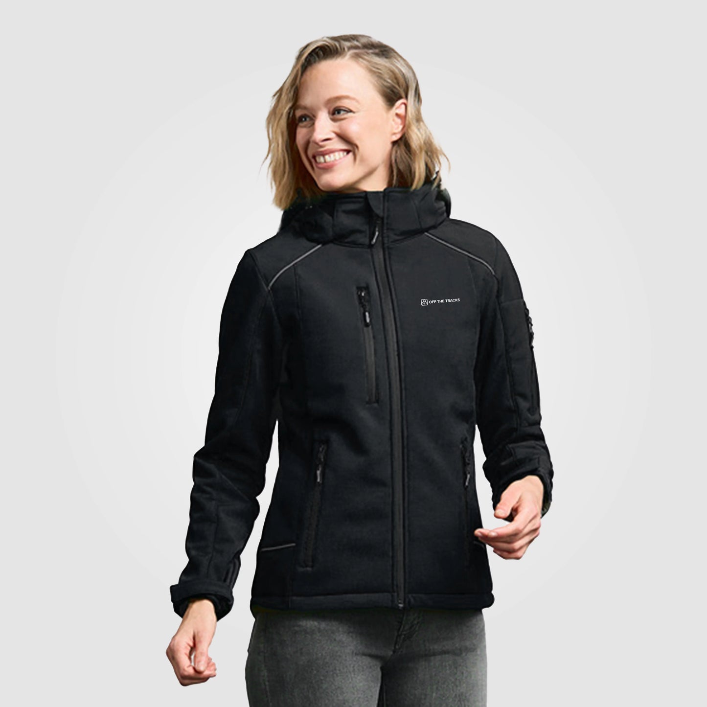 Veste imperméable femme randonnée Notos softshell