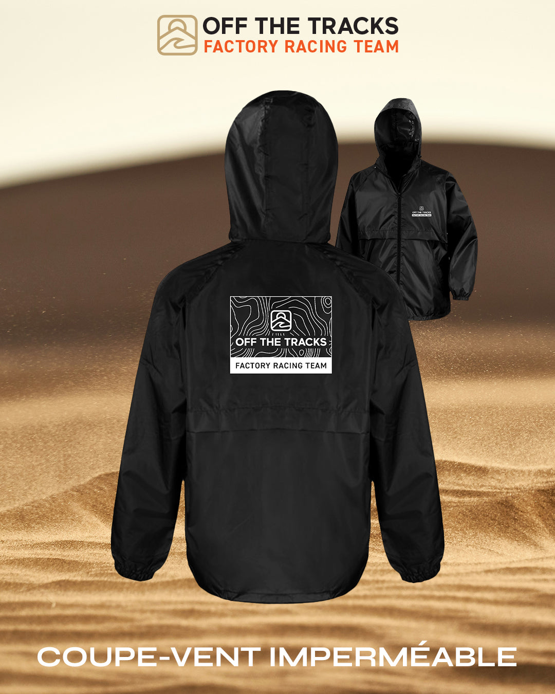 Coupe-Vent imperméable Off the Tracks FACTORY RACING TEAM