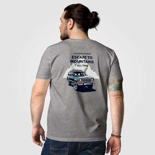 T-shirt biologique Escape to mountains unisexe