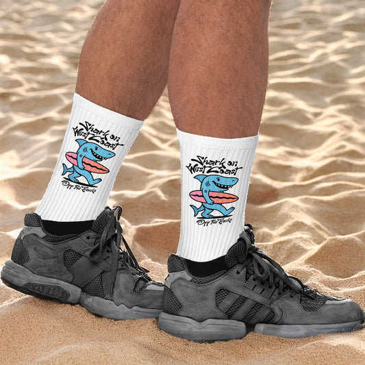 Chaussettes Shark on West Coast Off the Tracks