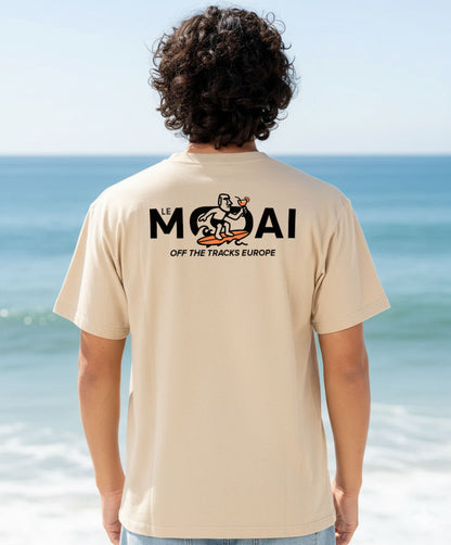Tshirt écologique MOAI x OFF THE TRACKS
