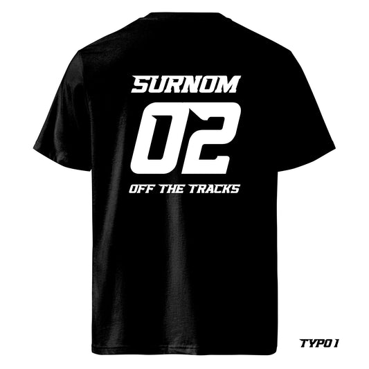 T-shirt personnalisé Off the Tracks