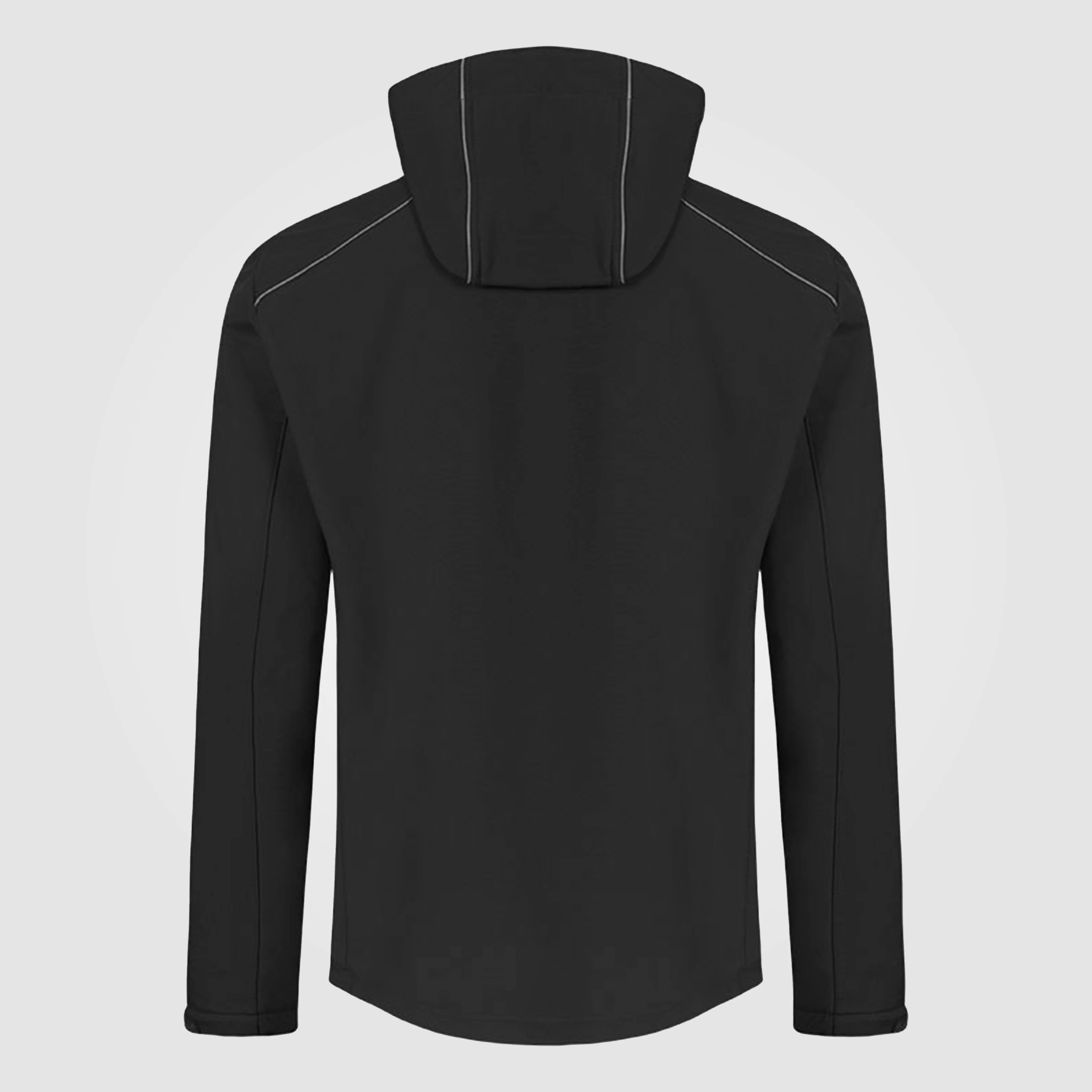 Veste Softshell Imperméable Homme - Capuche Amovible, Zippée - Anti-vent, Respirante - Pour Randonnée, Décontracté - Poches Multiples